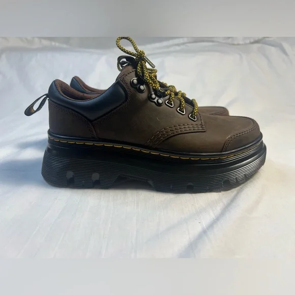 Dr. Martens Tarik Lo Leather Utility Shoes Dark Brown Size 6 Ladies 5 Men NWOB - Picture 2 of 13